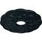 Ekena Millwork Terrones Butterfly Medallion (Canopies up to 3 7/8"), 17 7/8"OD x 3 7/8"ID x 1"P, Night Shade CM17TSNSF - alternate 2